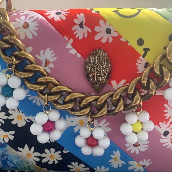KURT GEIGER LONDON FLORAL RAINBOW SMILEY B… - Picture 9 of 16